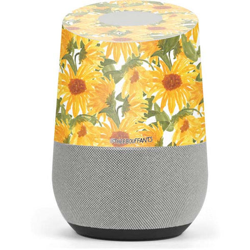Bouffants and Broken Hearts Sunflowers Google Home Skin